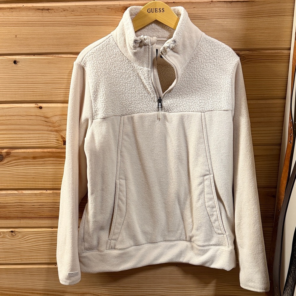 Billabong Women's Off-White Cowl Neck Fleece